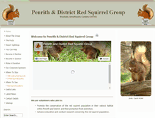 Tablet Screenshot of penrithredsquirrels.org.uk